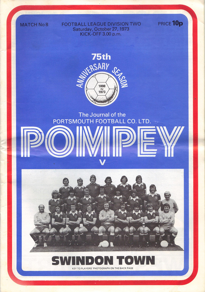<b>Saturday, October 27, 1973</b><br />vs. Portsmouth (Away)